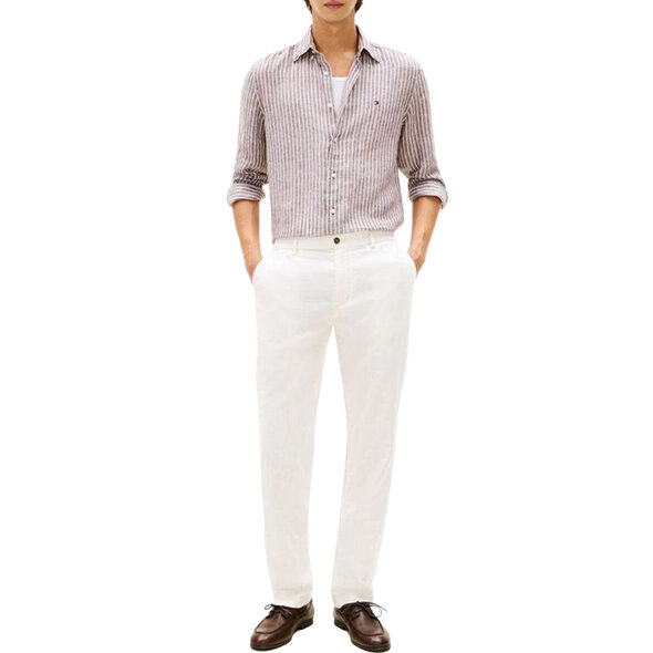 TOMMY HILFIGER LINEN BENGAL STRIPE ΠΟΥΚΑΜΙΣΟ ΑΝΔΡΙΚΟ MW0MW42400-0BJ