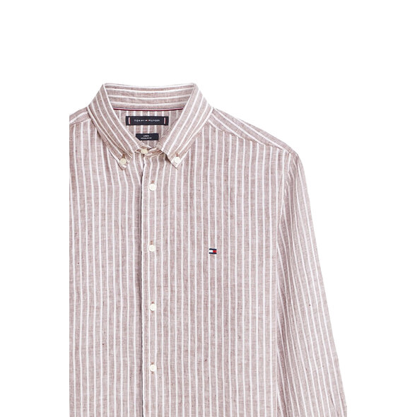 TOMMY HILFIGER LINEN BENGAL STRIPE ΠΟΥΚΑΜΙΣΟ ΑΝΔΡΙΚΟ MW0MW42400-0BJ