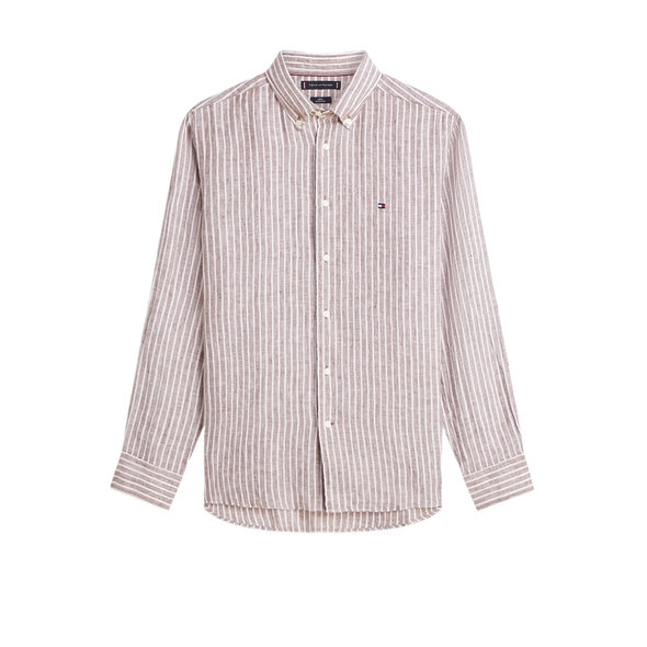 TOMMY HILFIGER LINEN BENGAL STRIPE ΠΟΥΚΑΜΙΣΟ ΑΝΔΡΙΚΟ MW0MW42400-0BJ