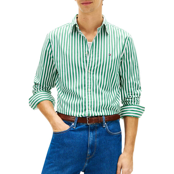 TOMMY HILFIGER FLEX POPLIN CLASSIC ΠΟΥΚΑΜΙΣΟ ΑΝΔΡΙΚΟ MW0MW42440-0CD