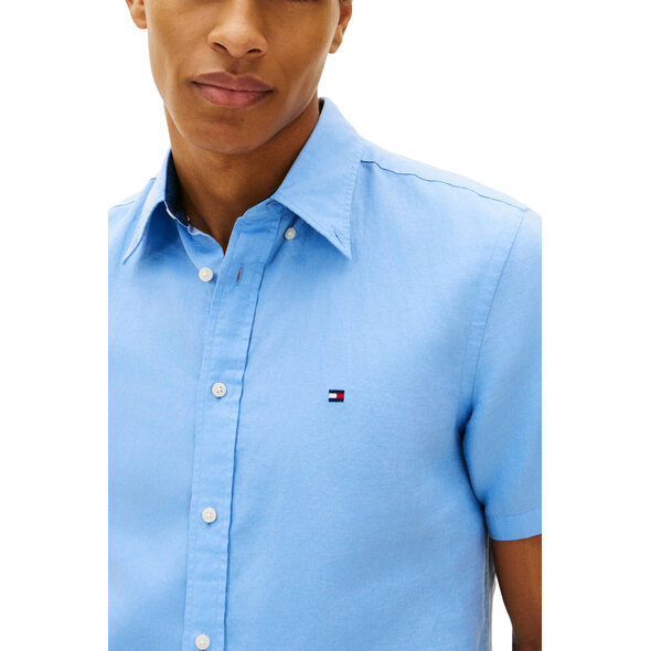 TOMMY HILFIGER  LINEN BLEND SOLID ΠΟΥΚΑΜΙΣΟ ΑΝΔΡΙΚΟ MW0MW42450-C14