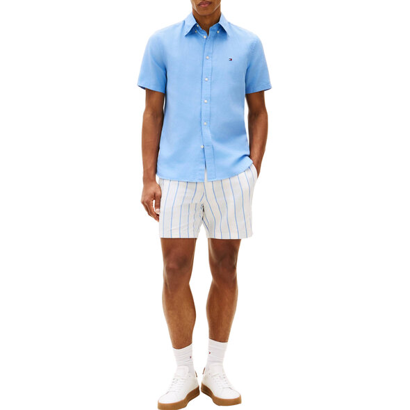 TOMMY HILFIGER  LINEN BLEND SOLID ΠΟΥΚΑΜΙΣΟ ΑΝΔΡΙΚΟ MW0MW42450-C14