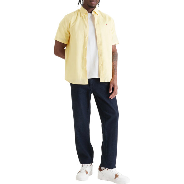TOMMY HILFIGER  LINEN BLEND SOLID ΠΟΥΚΑΜΙΣΟ ΑΝΔΡΙΚΟ MW0MW42450-ZF0