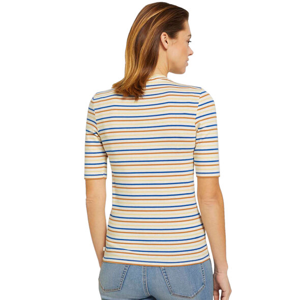 TOM TAILOR ΡΙΓΕ ΜΠΛΟΥΖΑ ΓΥΝΑΙΚΕΙΑ 1020365-26669
