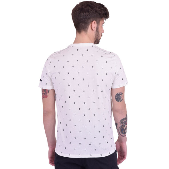 TOM TAILOR ΜΠΛΟΥΖΑ ΑΝΔΡΙΚΗ ΜΕ HARBOUR MINIMAL PRIΝΤ 1024571-10332