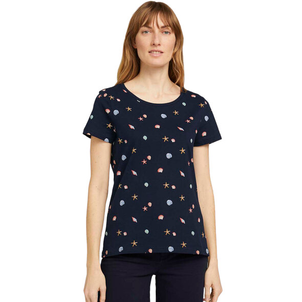 TOM TAILOR PRINTED ΜΠΛΟΥΖΑ ΓΥΝΑΙΚEIA 1025913-27998