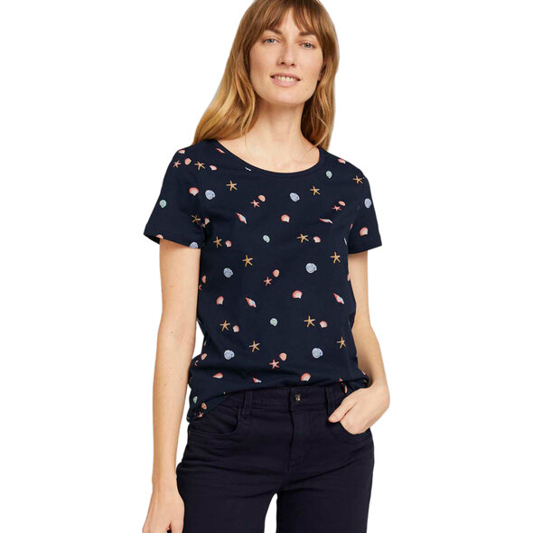 TOM TAILOR PRINTED ΜΠΛΟΥΖΑ ΓΥΝΑΙΚEIA 1025913-27998