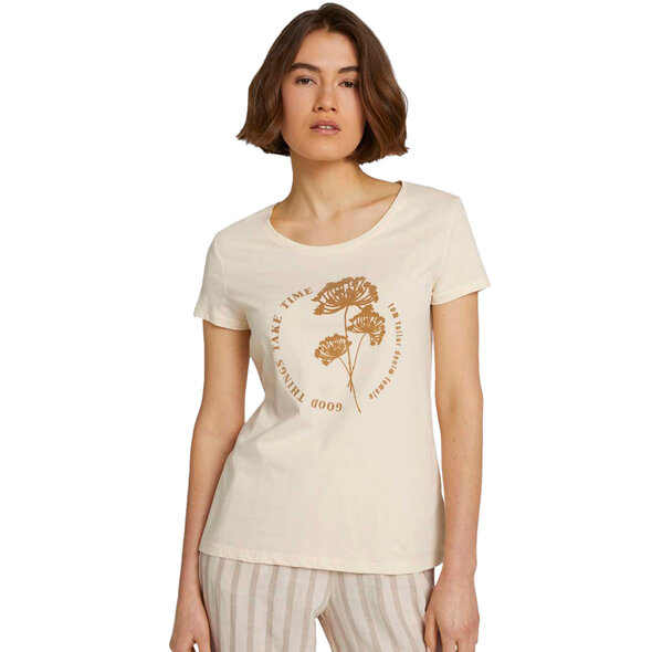 TOM TAILOR ΜΠΛΟΥΖΑ ΓΥΝΑΙΚEIA ME FLOCK PRINT 1027232-22515