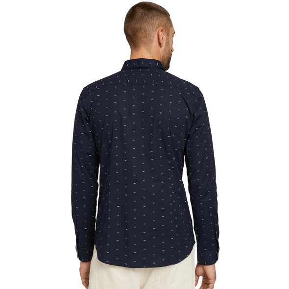 TOM TAILOR ΠΟΥΚΑΜΙΣΟ ΑΝΔΡIKO ME PRINT 1029804-29029