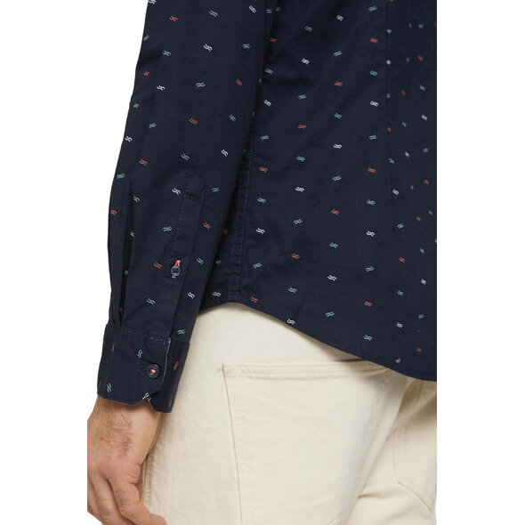 TOM TAILOR ΠΟΥΚΑΜΙΣΟ ΑΝΔΡIKO ME PRINT 1029804-29029