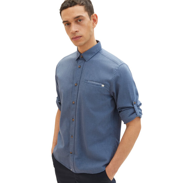 TOM TAILOR TEXTURED ΠΟΥΚΑΜΙΣΟ ΑΝΔΡIKO 1034895-31218