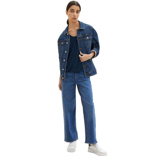 TOM TAILOR AJOUR JACQUAR ΜΠΛΟΥΖΑ ΓΥΝΑΙΚEIA 1036776-11758