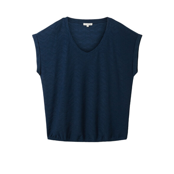 TOM TAILOR AJOUR JACQUAR ΜΠΛΟΥΖΑ ΓΥΝΑΙΚEIA 1036776-11758