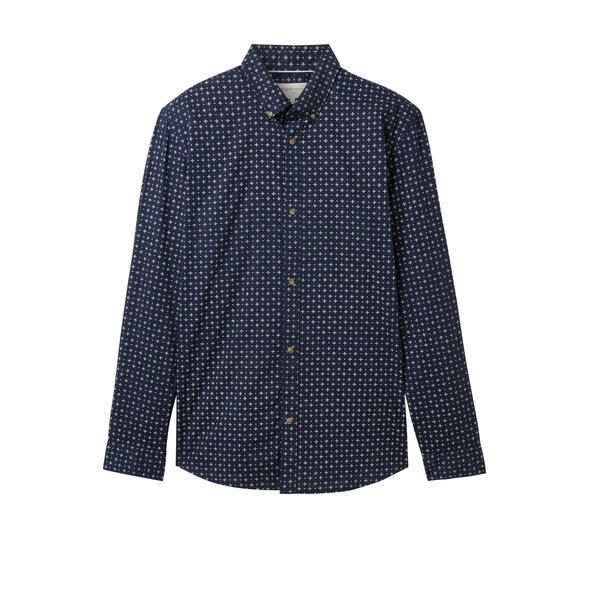 TOM TAILOR POPLIN PRINTED ΠΟΥΚΑΜΙΣΟ ΑΝΔΡΙΚΟ 1041396-35556