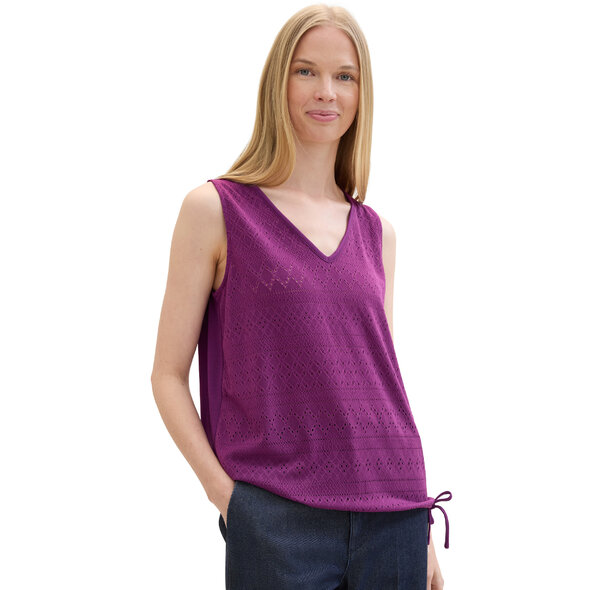 TOM TAILOR AJOUR ΜΠΛΟΥΖΑ ΓΥΝΑΙΚEIA 1042397-35274