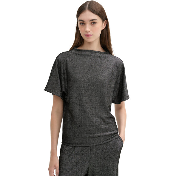TOM TAILOR BATWING LUREX  ΜΠΛΟΥΖΑ ΓΥΝΑΙΚΕΙΑ 1044445-34029