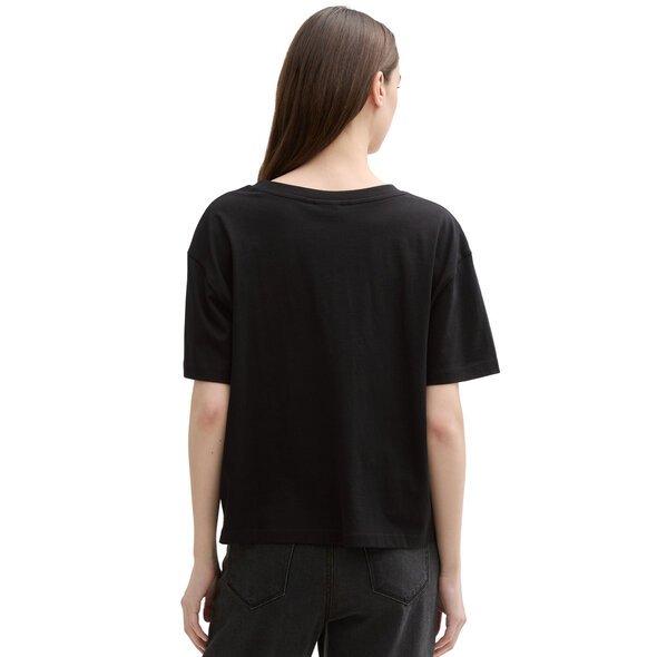 TOM TAILOR BOXY V-NECK ΜΠΛΟΥΖΑ ΓΥΝΑΙΚΕΙA 1046558-14482