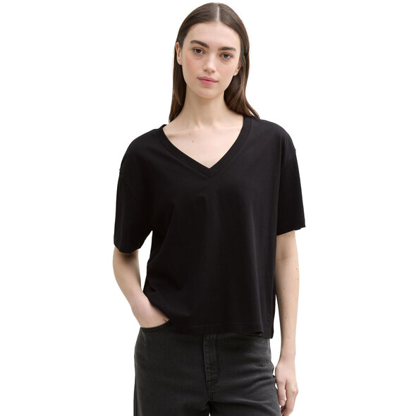 TOM TAILOR BOXY V-NECK ΜΠΛΟΥΖΑ ΓΥΝΑΙΚΕΙA 1046558-14482