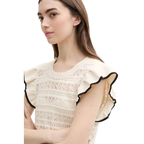 TOM TAILOR ΠΛΕΚΤΟ TOP ΓΥΝΑΙΚΕΙΟ 1046678-10332
