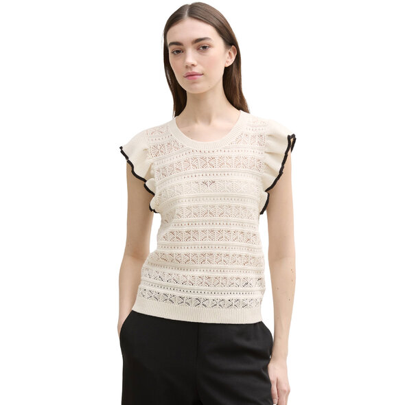 TOM TAILOR ΠΛΕΚΤΟ TOP ΓΥΝΑΙΚΕΙΟ 1046678-10332