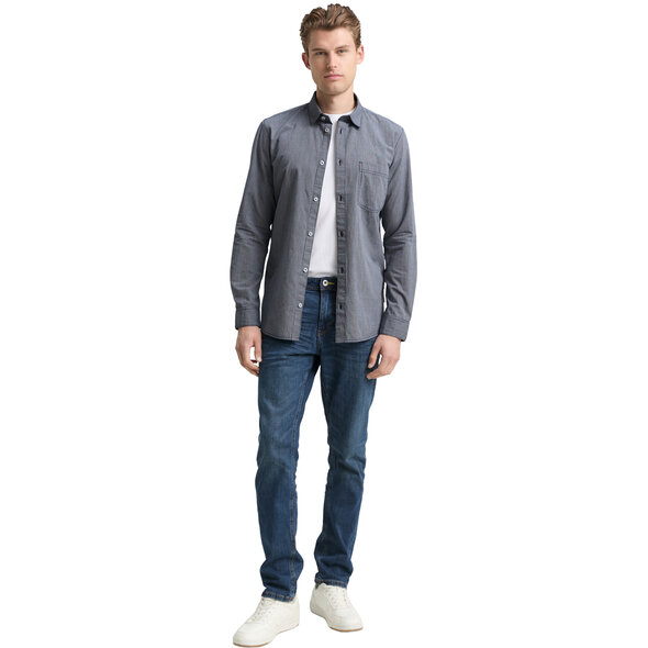 TOM TAILOR FITTED STRIPED ΠΟΥΚΑΜΙΣΟ ΑΝΔΡΙΚΟ 1048446-38978