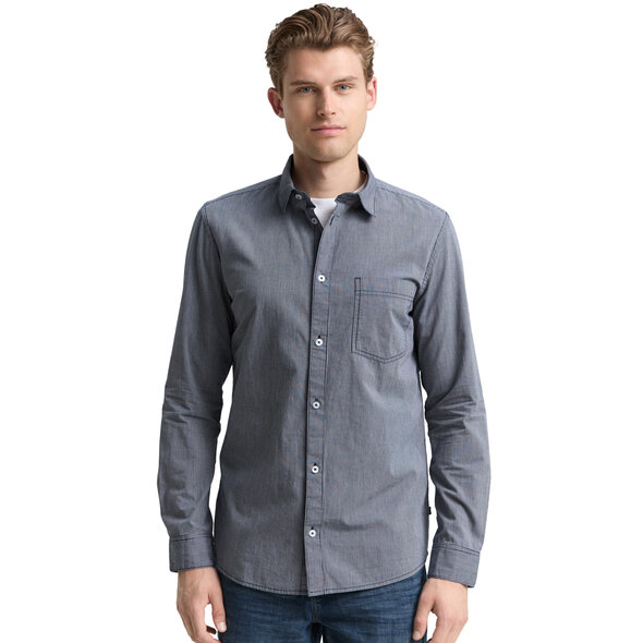 TOM TAILOR FITTED STRIPED ΠΟΥΚΑΜΙΣΟ ΑΝΔΡΙΚΟ 1048446-38978