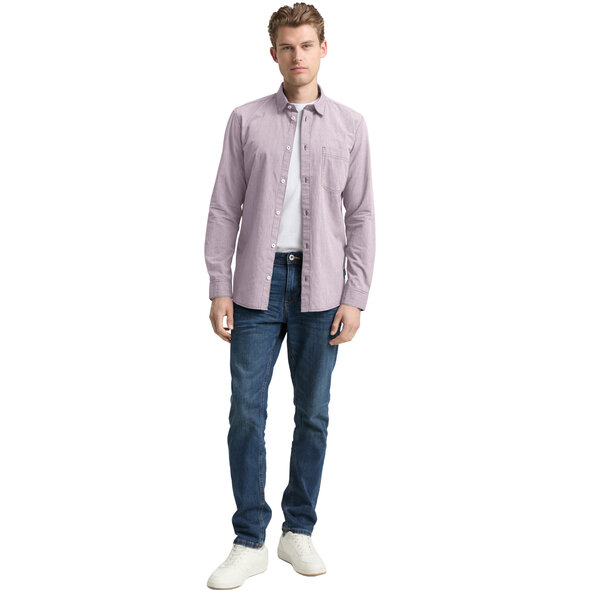 TOM TAILOR FITTED STRIPED ΠΟΥΚΑΜΙΣΟ ΑΝΔΡΙΚΟ 1048446-39051