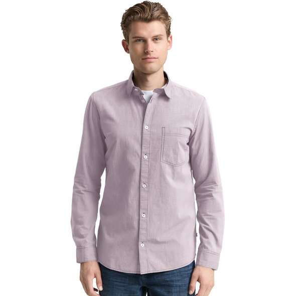 TOM TAILOR FITTED STRIPED ΠΟΥΚΑΜΙΣΟ ΑΝΔΡΙΚΟ 1048446-39051