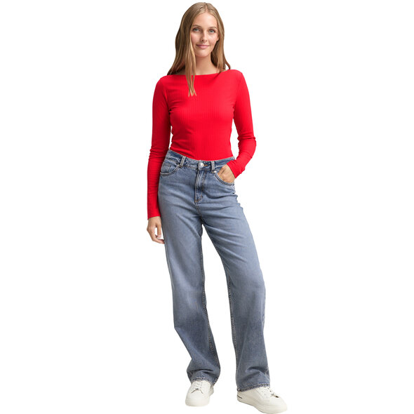 TOM TAILOR RIB ΜΠΛΟΥΖΑ ΓΥΝΑΙΚΕΙΑ 1048966-12880