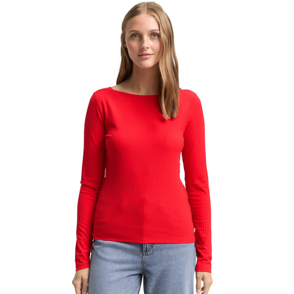 TOM TAILOR RIB ΜΠΛΟΥΖΑ ΓΥΝΑΙΚΕΙΑ 1048966-12880