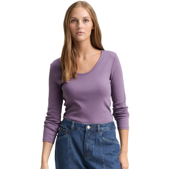 TOM TAILOR RIB ΜΠΛΟΥΖΑ ΓΥΝΑΙΚΕΙΑ 1048986-11659