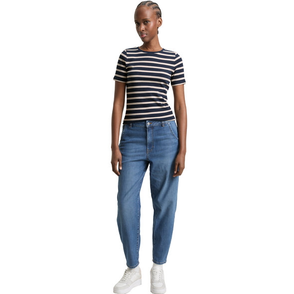 TOM TAILOR STRIPED RIB ΜΠΛΟΥΖΑ ΓΥΝΑΙΚΕΙΑ 1050685-39182