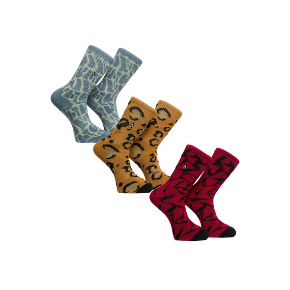 VOLCOM 3-PACK ΚΑΛΤΣΕΣ ΑΝΔΡΙΚΕΣ D6312620-MIX