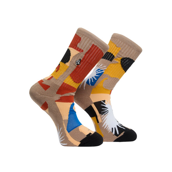 VOLCOM 3-PACK PRINT MIXER ΚΑΛΤΣΕΣ ΑΝΔΡΙΚΕΣ D6332601-MLT