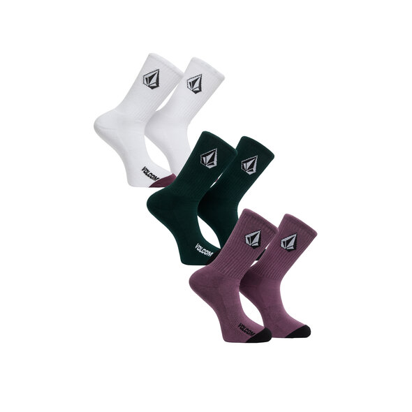 VOLCOM 3-PACK FULL STONE MIX ΚΑΛΤΣΕΣ ΑΝΔΡΙΚΕΣ D6332602-MLT
