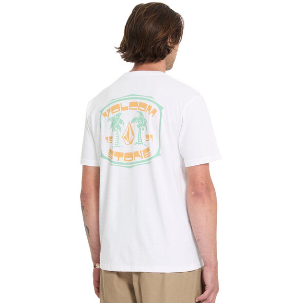 VOLCOM '91 PALM' ΜΠΛΟΥΖΑ ΑΝΔΡΙΚΗ A3512661-WHT