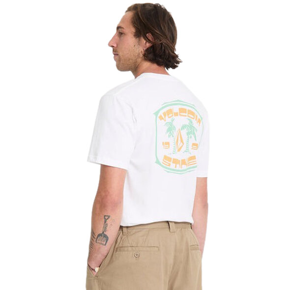 VOLCOM '91 PALM' ΜΠΛΟΥΖΑ ΑΝΔΡΙΚΗ A3512661-WHT