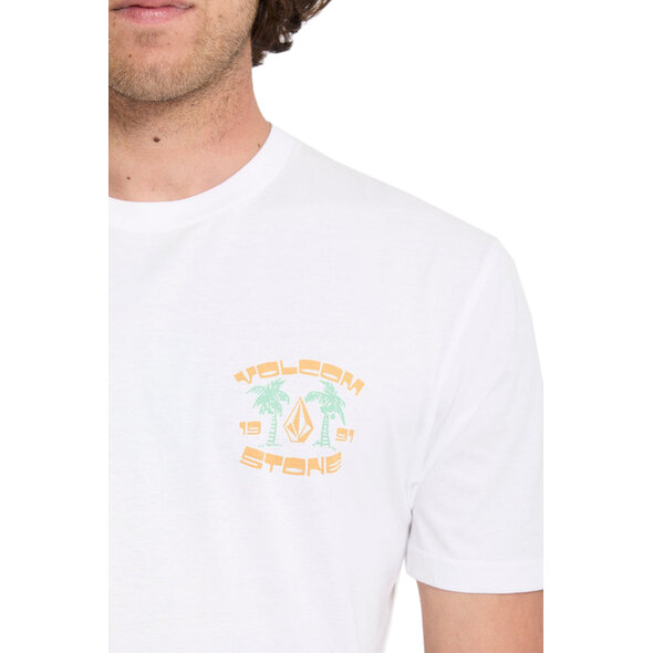 VOLCOM '91 PALM' ΜΠΛΟΥΖΑ ΑΝΔΡΙΚΗ A3512661-WHT