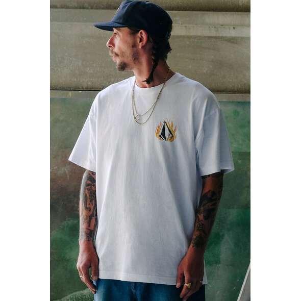 VOLCOM 'DOUBLE FANTASY' ΜΠΛΟΥΖΑ ΑΝΔΡΙΚΗ A4312671-WHT