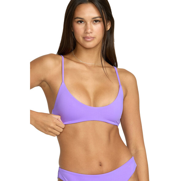 VOLCOM SIMPLY SEAMLESS BIKINI TOP ΜΑΓΙΩ ΓΥΝΑΙΚΕΙΟ O1012500-PRP