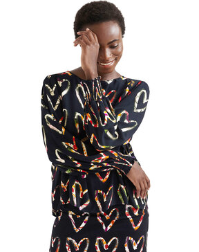 DESIGUAL 'GERBERA' LOOSE CREPE ΜΠΛΟΥΖΑ ΓΥΝΑΙΚEIA 21WWBW08-2000