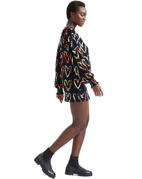 DESIGUAL 'GERBERA' LOOSE CREPE ΜΠΛΟΥΖΑ ΓΥΝΑΙΚEIA 21WWBW08-2000