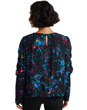 DESIGUAL 'AUSTRALIA' ΜΠΛΟΥΖΑ ΓΥΝΑΙΚEIA ME PUFFED ΜΑΝΙΚΙΑ 21WWBW34-2000