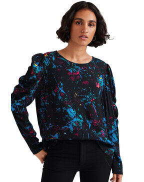 DESIGUAL 'AUSTRALIA' ΜΠΛΟΥΖΑ ΓΥΝΑΙΚEIA ME PUFFED ΜΑΝΙΚΙΑ 21WWBW34-2000