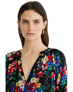 DESIGUAL 'VERBENA' FLORAL ΜΠΛΟΥΖΑ ΓΥΝΑΙΚEIA 21WWBW36-9019