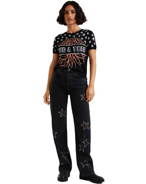 DESIGUAL 'HUG A TREE' ΠΛΕΚΤΗ ΜΠΛΟΥΖΑ ΓΥΝΑΙΚEIA 21WWTK54-2000
