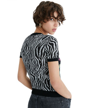 DESIGUAL 'RADIATE LOVE' ΠΛΕΚΤΗ ΜΠΛΟΥΖΑ ΓΥΝΑΙΚEIA 21WWTK55-2006