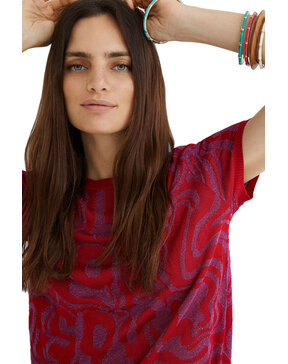 DESIGUAL 'MIND, BODY, SOUL' ΖΑΚΑΡ ΠΛΕΚΤΗ ΜΠΛΟΥΖΑ ΓΥΝΑΙΚΕΙΑ 21WWTK57-3026
