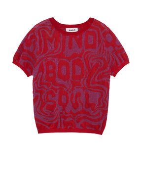 DESIGUAL 'MIND, BODY, SOUL' ΖΑΚΑΡ ΠΛΕΚΤΗ ΜΠΛΟΥΖΑ ΓΥΝΑΙΚΕΙΑ 21WWTK57-3026