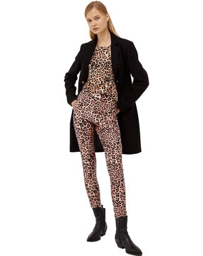 LIU JO ΜΠΛΟΥΖΑ ΓΥΝΑΙΚEIA ME ANIMAL PRINT WF1382J6296-S9316